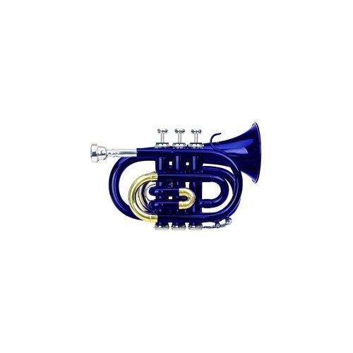 Classic Cantabile Brass TT-400 Bb-Taschentrompete blau