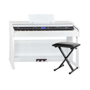 FunKey DP-2688A WH Digitalpiano Weiß Hochglanz Economy Bank Set