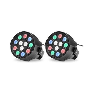 Showlite SPS-121 LED Smart Party Spot 12x 1W RGBW 2er Set