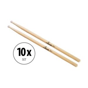 10 Paar XDrum Schlagzeug Sticks SD1, Hickory, Nylon Tip