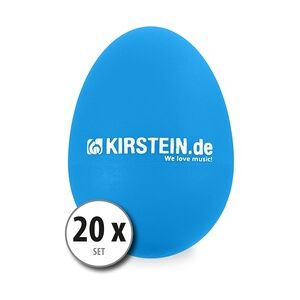 20x Kirstein ES-10B Egg Shaker blau Medium Set