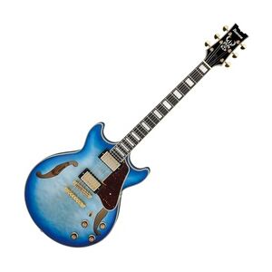 Ibanez AM93QM-JBB Hollowbody Jet Blue Burst