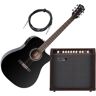 Rocktile D-60CE Westerngitarre "Songwriter Pro" Set