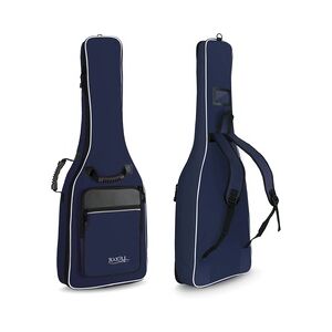 Rocktile Klassik-Gitarrentasche - gepolstert mit Rucksackgarnitur Blau