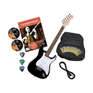 Rocktile Sphere Classic E-Gitarre Black + Zubehör-Set