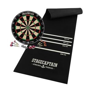 Stagecaptain DBS-1715 BullsEye Pro Dartscheibe Matte Set