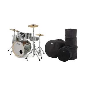 Pearl Export EXX705NBR/C21 Drumkit Smokey Chrome Set mit Taschen