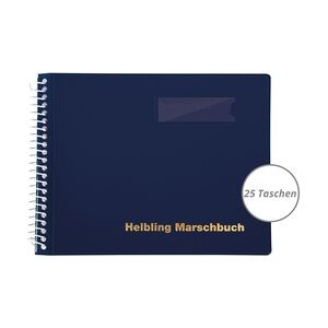 Helbling BMB25 Marschbuch blau 25 Taschen