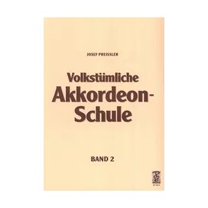 Volkstümliche Akkordeonschule Band II