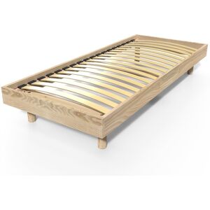 ABC MEUBLES Holzlattenrost 1 Platz Kit Noé - 80x200 - Roh