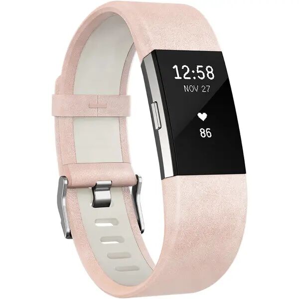 FITBIT fitbit Leder Band, Blush Pink Small für CHARGE2 - unisex - Pink - Onesize