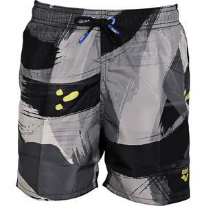 ARENA Kinder Badeshorts BOYS BEACH BOXER ALLOVER - unisex - Schwarz - 152