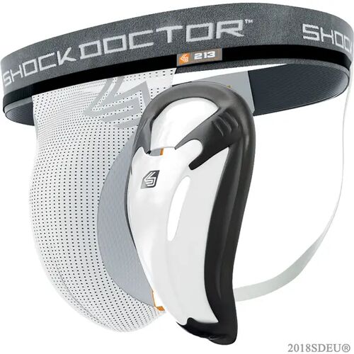 SHOCK DOCTOR Suspensorium - unisex - Weiß - M