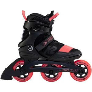 K2 Damen Inlineskates TRIO LT 100 SHORT CUFF black_coral - female - Schwarz - 40 ½