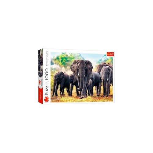 Puzzle Afrikanische Elefanten, 1000 .., Puzzle
