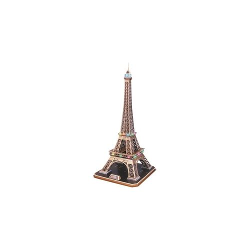 Revell 3D-Puzzle Eiffelturm Multicolor LED (84 -Teile), Puzzle