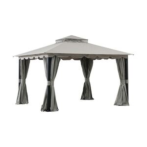 Sunjoy Stoff Pavillion STOJ in Grau - 336cm x 402cm