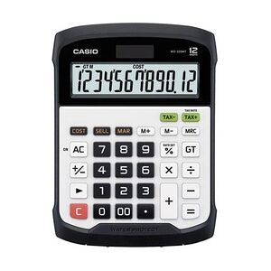 Casio WD-320MT Taschenrechner Desktop Finanzrechner Schwarz, Weiß