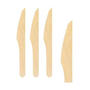 100x Messer aus Holz 16cm