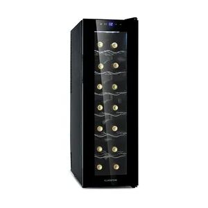 Klarstein Barolo 14 Slim Uno Weinkühlschrank 46 Ltr 14 Flaschen 11-18°C SingleZone Schwarz