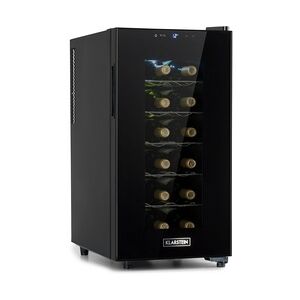 Klarstein Bellevin 18 Uno Weinkühlschrank 50 Liter 11-18 °C LED Touch SingleZone Schwarz