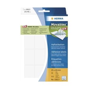 HERMA Etiketten 'Movables' 25 x 40 mm, zur Handbeschriftung