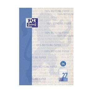 Oxford Schulblock 'Recycling', DIN A4, 50 Blatt, Lineatur 27