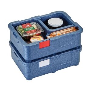 Cambro Cam GoBox® Isolierter Behälter für Mahlzeiten mit 4 Fächer - Meal Delivery Box, 1 Stück im Karton - EPPMD4835159