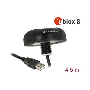 Navilock GNSS Beidou Galileo Glonass GPS NL-8004U u-blox 8 USB roofmount 4,5 m