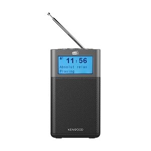 Kenwood CR-M10DAB-H Radio Tragbar Analog & Digital Anthrazit, Schwarz