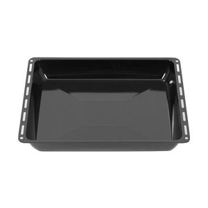 ICQN Backblech 45.5 x 37.5 x 6 Cm   Extra Tiefe Emaillierte Fettpfanne für Backofen und Herd   Passend für Bosch, Siemens, Neff, Constructa, Flavel