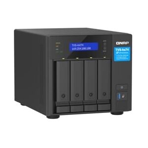 QNAP TVS-h474-PT-8G NAS System 4-Bay Intel Pentium G7400