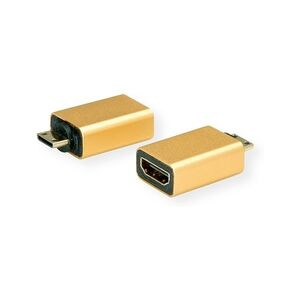 ROLINE GOLD HDMI-Adapter, HDMI BU - HDMI Mini ST