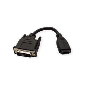 VALUE HDMI-DVI Adapterkabel, HDMI BU / DVI-D ST