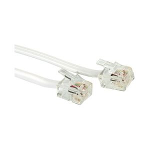 VALUE RJ12-Kabel 6P4C, grau, 6 m