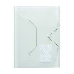 FolderSys Jumbo Eckspanner-Sammelmappe farblos matt transparent