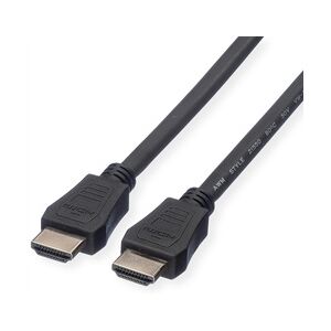 VALUE HDMI High Speed Kabel mit Ethernet, LSOH, schwarz, 1 m