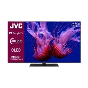 JVC LT-65VGQ8255 Google TV 65 Zoll QLED Fernseher (4K UHD Smart TV, HDR Dolby Vision, Dolby Atmos, Triple-Tuner)