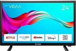 DYON Smart 24 VX 60 cm (24 Zoll) Fernseher (HD Smart TV, HD Triple Tuner (DVB-C/-S2/-T2), App Store, Prime Video, Netflix, YouTube, DAZN, Disney+)