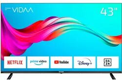 DYON Smart 43 VX 108 cm (43 Zoll) Fernseher (Full-HD Smart TV, HD Triple Tuner (DVB-C/-S2/-T2), App Store, Prime Video, Netflix, YouTube, DAZN, Disney