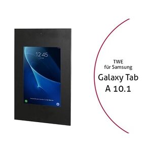 TabLines TWE048B Tablet Wandeinbau für Samsung Tab A 10.1 (2016) - DS, schwarz