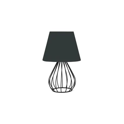 WellHome Nachttischlampe 36 cm in Anthrazit