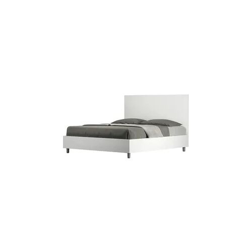 Doppelbett mit Stauraum, Doppellift, 160x190 cm, Esche weiß, Egos