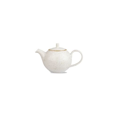 Churchill Stonecast Tee-/Kaffeekanne Barley White (H)10,5cm 426ml weiß (4 Stück) von CHEFGASTRO