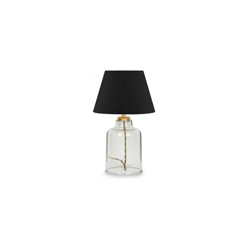 WellHome Nachttischlampe 30 cm in Schwarz