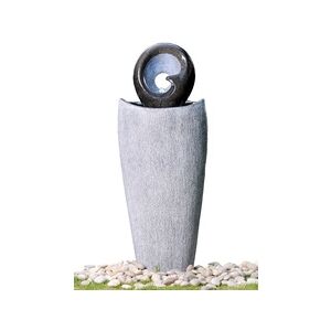 KIOM Brunnen Springbrunnen Gartenbrunnen FoGlobo Aussen + Innen 90cm 10207