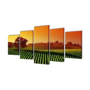 vidaXL Bilder Dekoration Set Landwirtschaft 100 x 50 cm