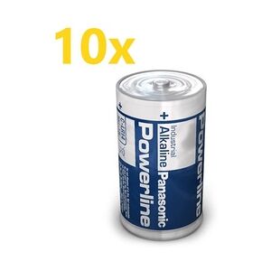 10x Panasonic LR14 Powerline Baby Batterie C Industrial