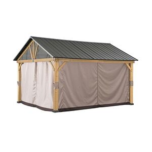 Sunjoy Zedernholz Gazebo Vorhang für 335cm x 399cm