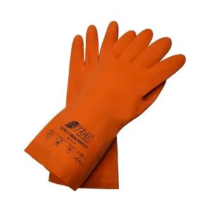 Nitras Chem Protect Chemikalienhandschuhe    orange   Latexhandschuhe   Gr. 7